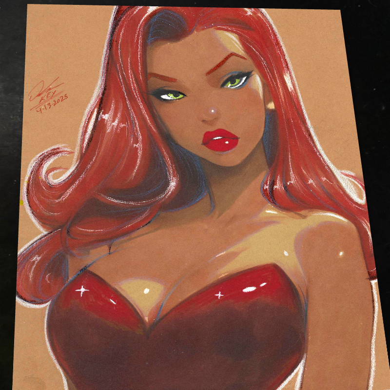 Jessica Rabbit art print by Keyeske