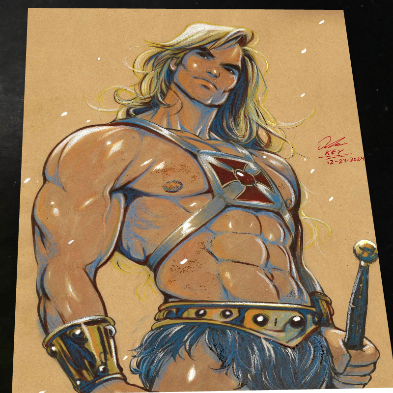 He-Man - Marvel art print by Keyeske
