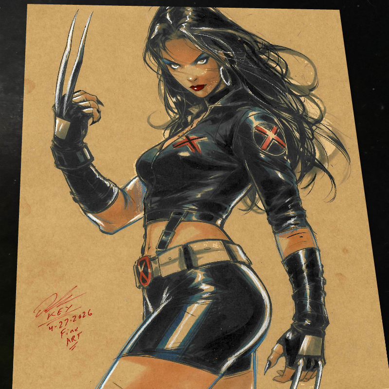 X-23 X-Men Art Print Signed 8.5x11 | Art by Keyeske
