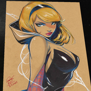 Gwen Stacy Art Print Signed 8.5x11 | Art by Keyeske