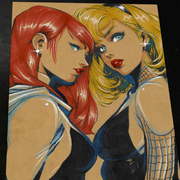 Mary Jane Watson - Marvel art print by Keyeske