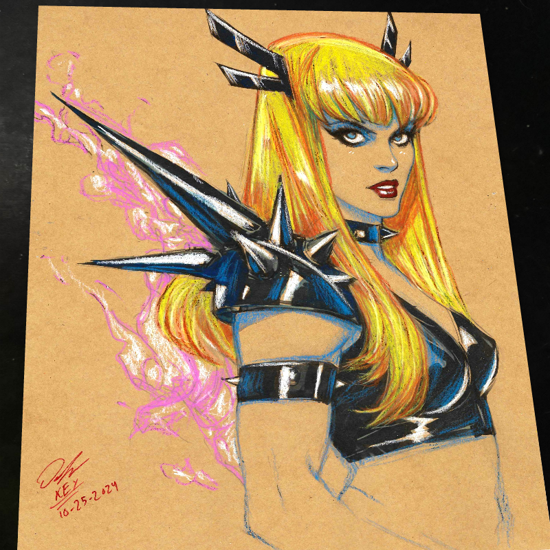 Magik X-Men Art Print Signed 8.5x11 | Art by Keyeske