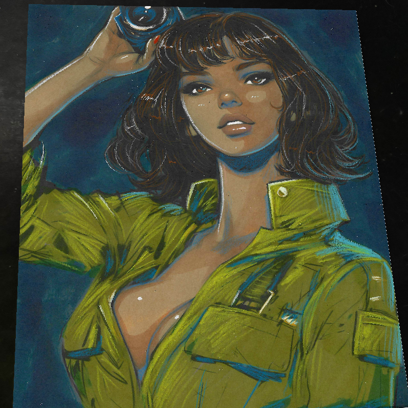 April O'Neil TMNT Art Print Signed 8.5x11 | Art by Keyeske