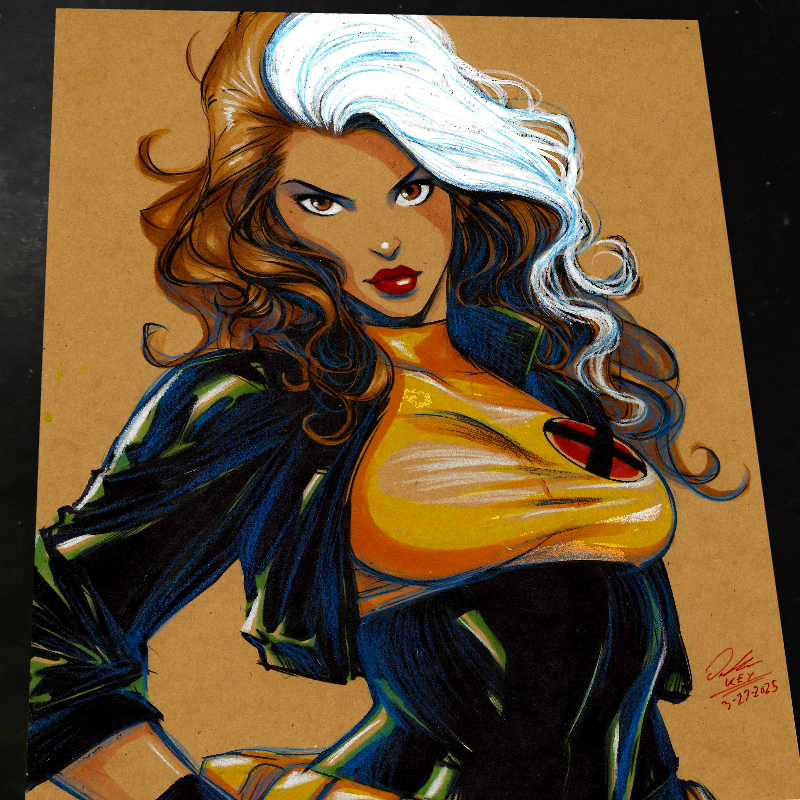 Rogue X-Men Art Print Signed 8.5x11 | Art by Keyeske