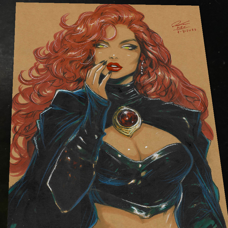 Goblin Queen X-Men Art Print Signed 8.5x11 | Art by Keyeske