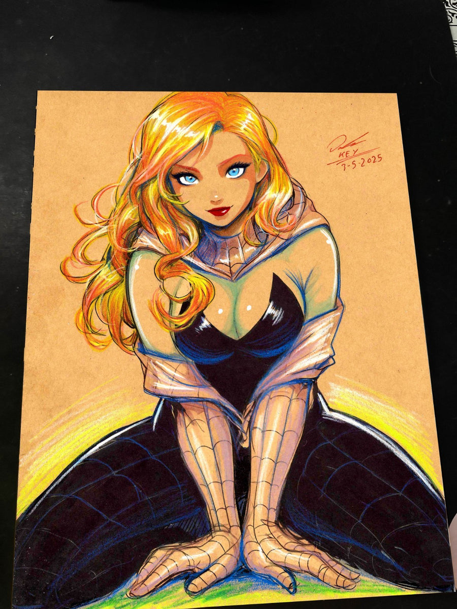 Gwen Stacy Art Print Signed 8.5x11 | Art by Keyeske