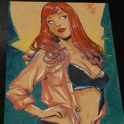 Mary Jane Watson - Marvel art print by Keyeske