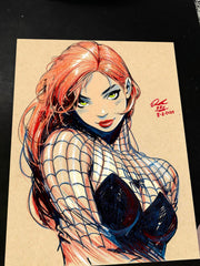 Mary Jane Watson - Marvel art print by Keyeske