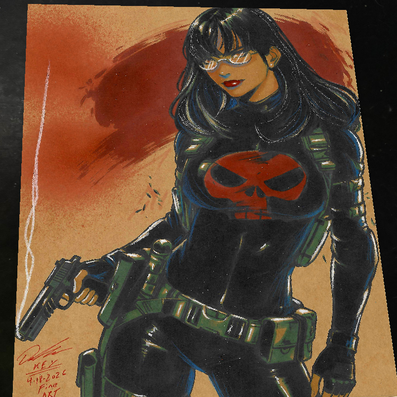 Baroness G.I. Joe Art Print Signed 8.5x11 | Art by Keyeske