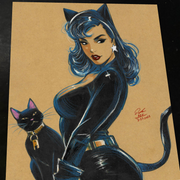 Catwoman - Marvel art print by Keyeske