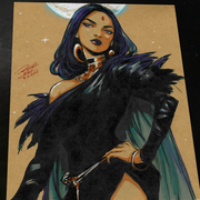 Raven - DC Comics art print by Keyeske
