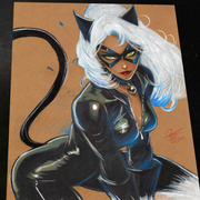 Catwoman - Marvel art print by Keyeske