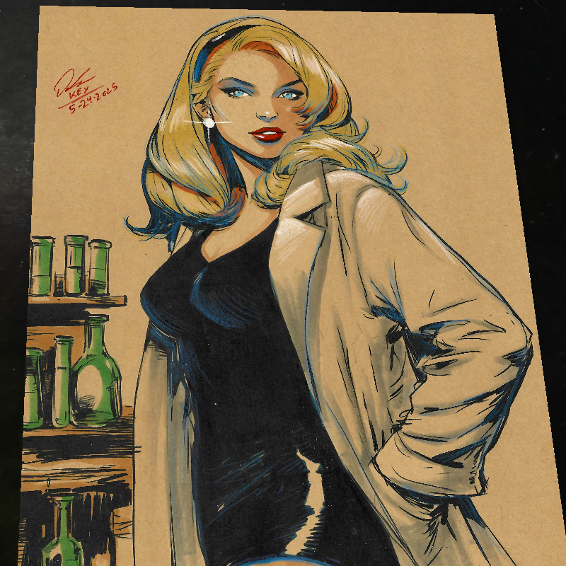 Gwen Stacy Art Print Signed 8.5x11 | Art by Keyeske