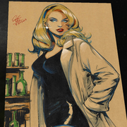 Gwen Stacy Art Print Signed 8.5x11 | Art by Keyeske