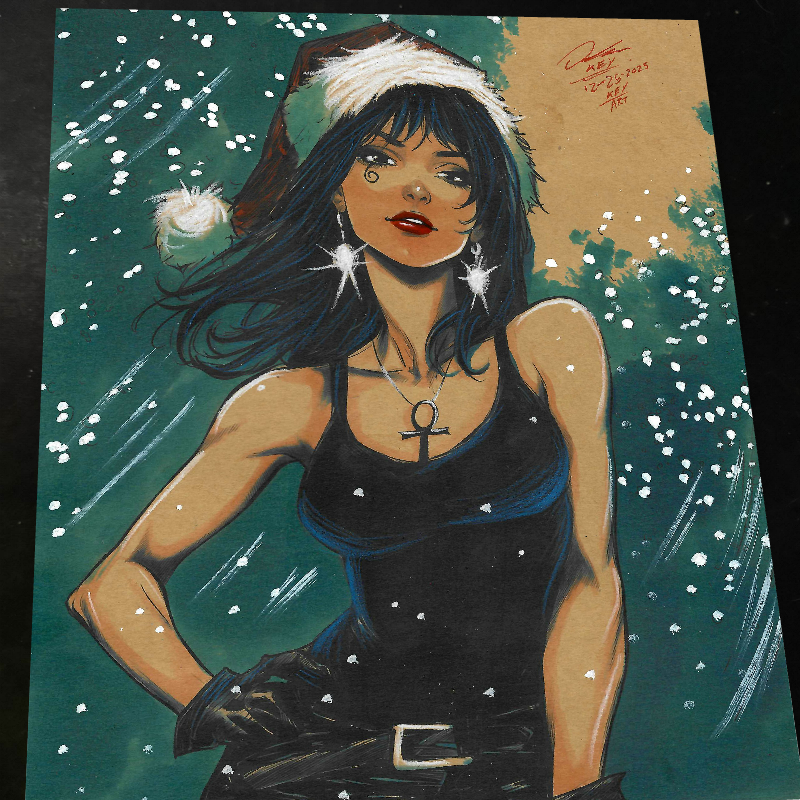 Death of the Endless Art Print Signed 8.5x11 | Art by Keyeske