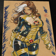 Rogue X-Men Art Print Signed 8.5x11 | Art by Keyeske