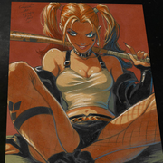 Harley Quinn Print - Marvel art print by Keyeske