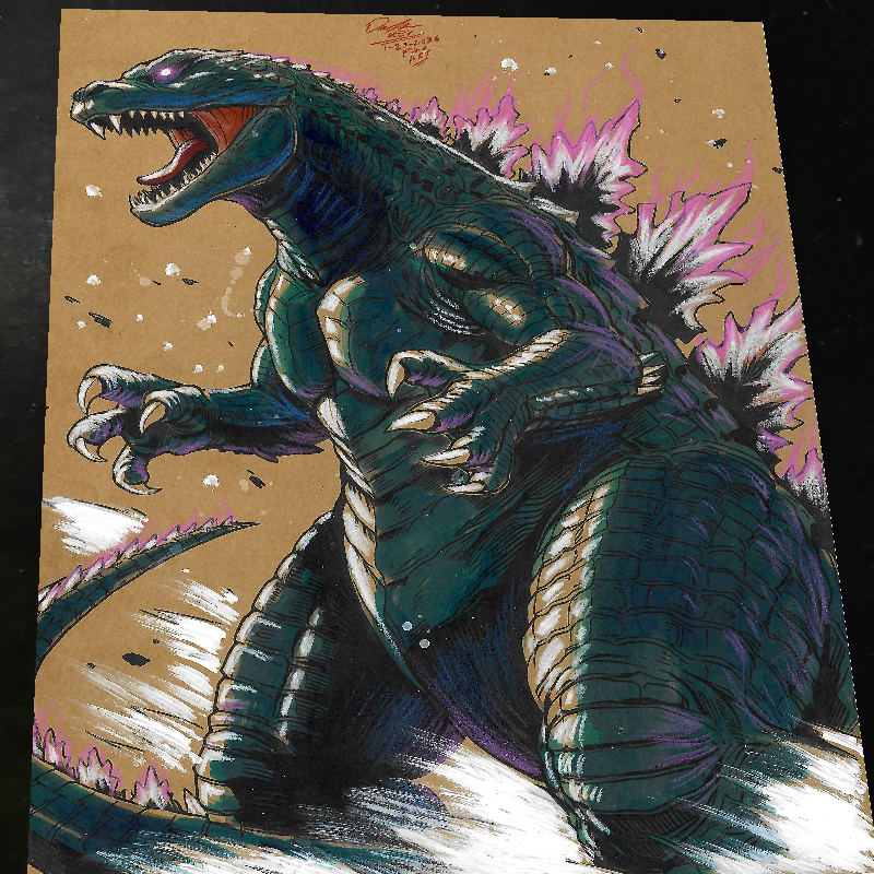Metrokenshin signed art print